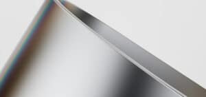 Toppen på en aluminiumcylinder
