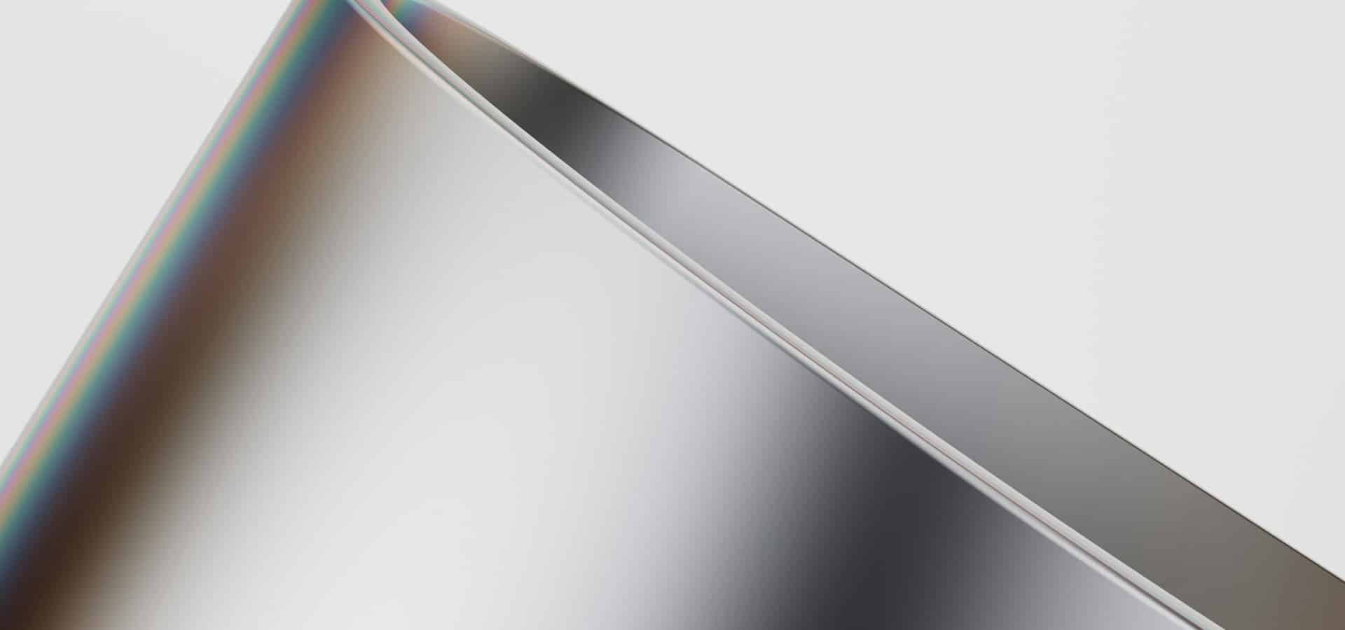 Toppen på en aluminiumcylinder
